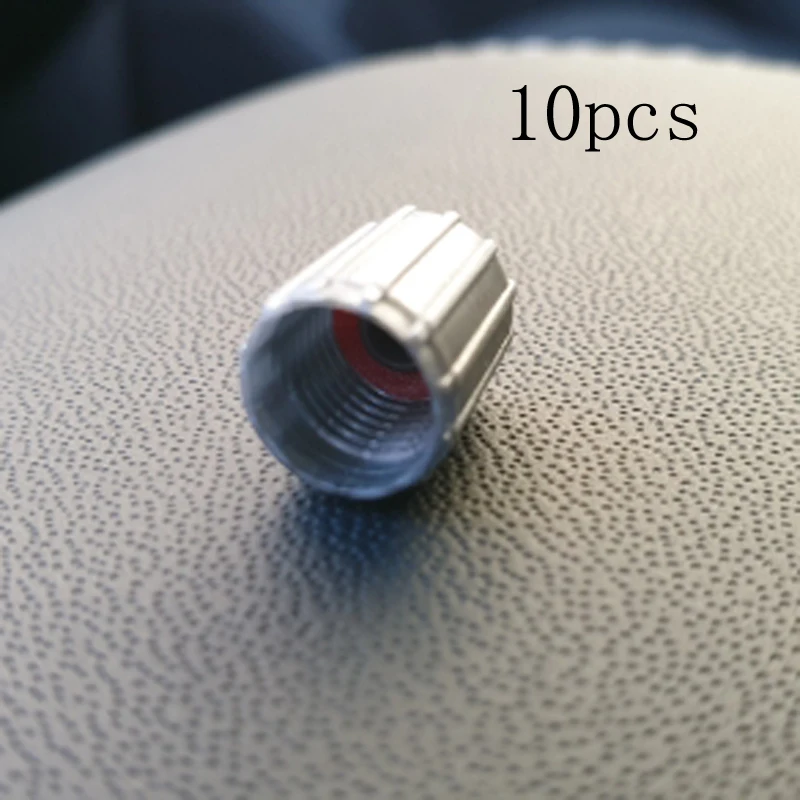 Для автомобиля 10 шт./компл. Пластик серый Крышка на стержень клапана шины системы