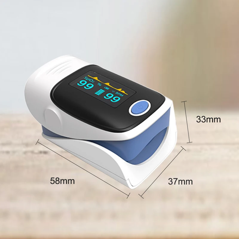 SPO2 Portable Finger Oximeter Household Health Care Monitors Blood Oxygen Saturation Oximeters Fingertip Pulse Heart Rate Meter