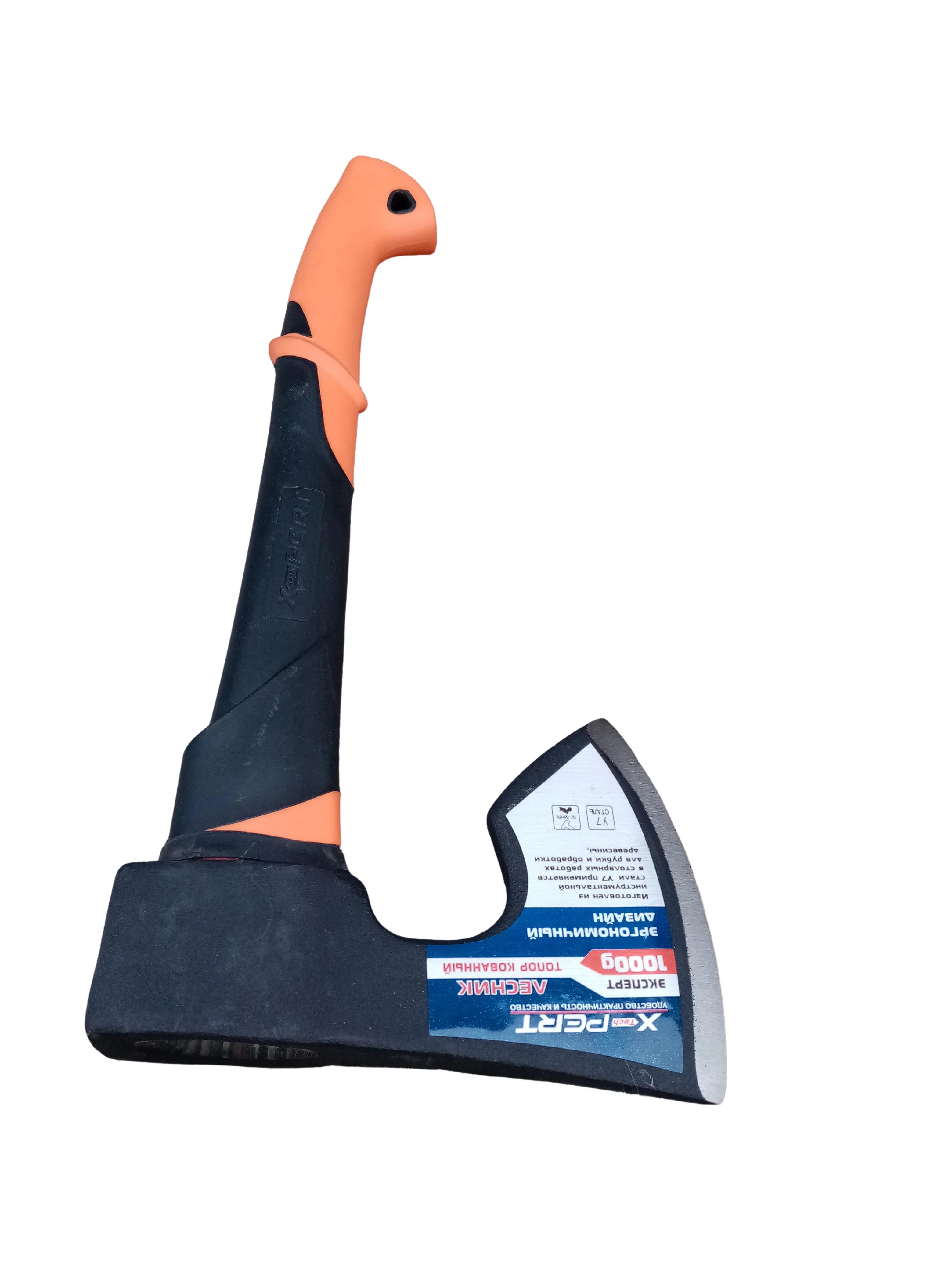 Топор Forester Ax весом 1 кг с рукояткой из стекловолокна для путешествий, кемпинга, разжигания костров и походов викингов.