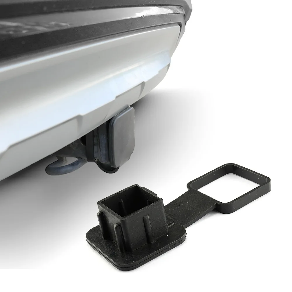 

51mm × 51mm Trailer Rubber Plug Automobile Trailer Hitch Cover Base Square Interface Trailer Hitch Plug Universal Model