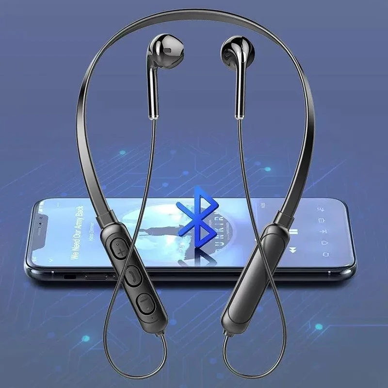 Беспроводные Bluetooth наушники Спортивная гарнитура для бега IPX5 водонепроницаемые