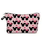 Сумка для макияжа с изображением Диснея Микки и Минни, высокое качество, модная повседневная женская сумка для хранения, сумка для девочек, портативная косметичка для использования, оптовая продажа