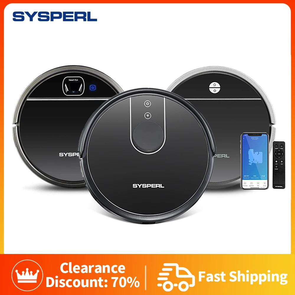 

SYSPERL V30 V50 X60 Robot Vacuum Cleaner APP Smart Home Pressure Cleaner Continuous Cleaning Ultrasonic Water Absorption Mop