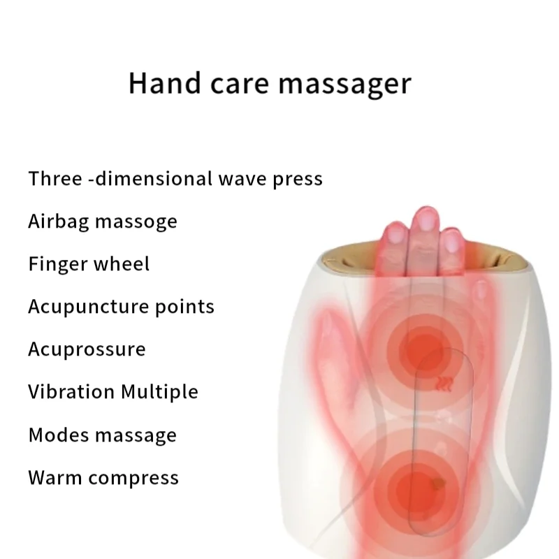 Умный Электрический массажер для рук беспроводное массажное устройство
