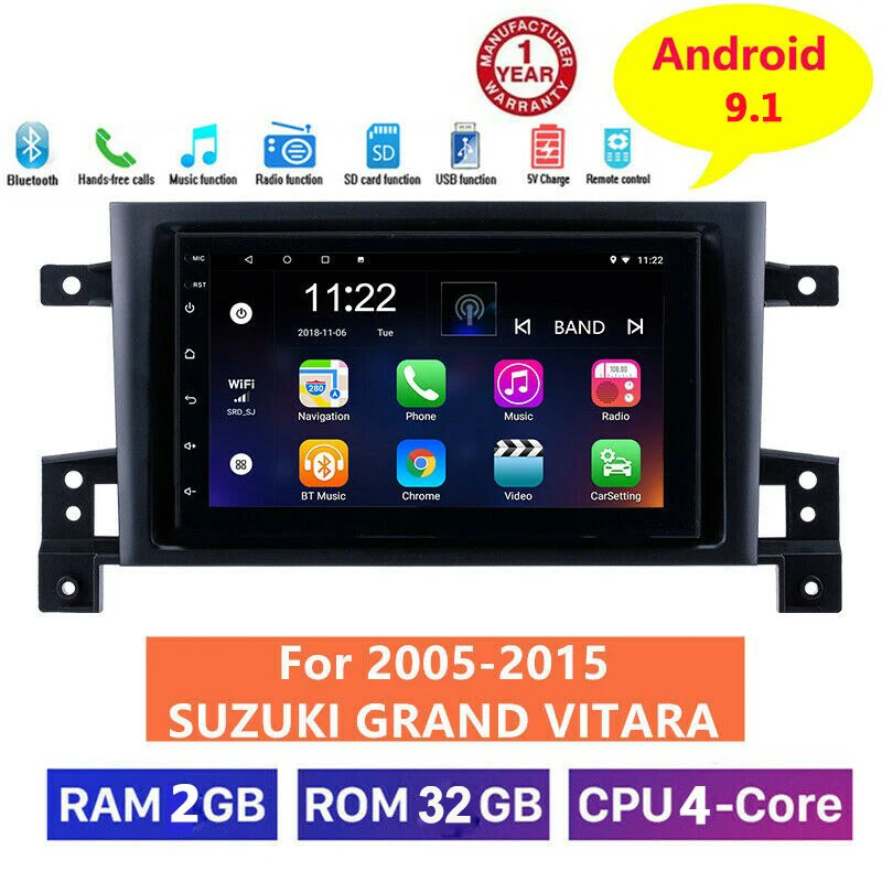 7 &quot2Din Android 10 1 автомобильный Радио мультимедийный плеер авторадио для SUZUKI GRAND VITARA