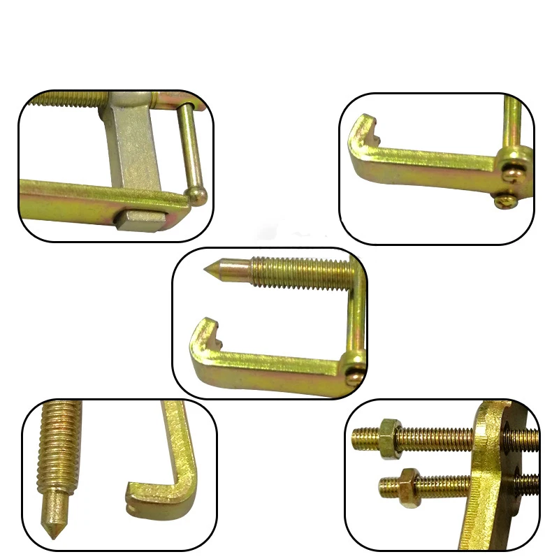 

Adjustable 2-Jaw Gear Puller Motorcycle Car Auto Removal Tool Kit for Gears, Pulley, and FlywheelTwo Claw Rama Bearing Extractor