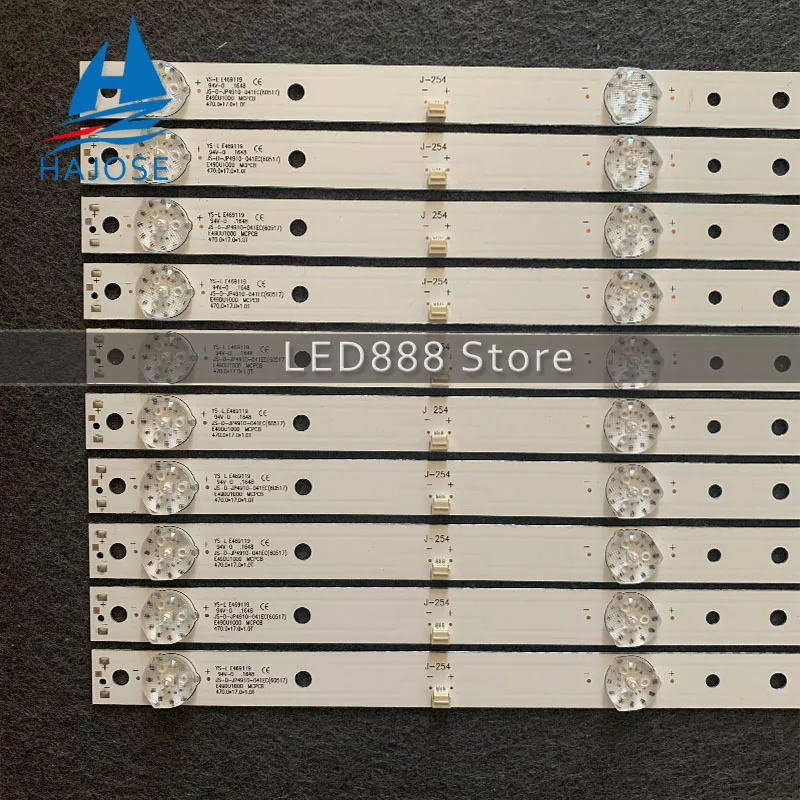 LED Backlight Strip for 49AX3000 YS-L E469119 JS-D-JP4910-041EC(71220) JS-D-JP4910-041EC(6051 7) E49DU1000 MCPCB DU49-1000 | Лампы и
