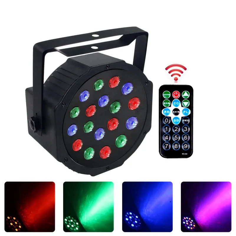 

Remote Control 18 full-color New LED Bar Lights Voice-activated Christmas Beam Projection Lights KTV Stage Laser Dyeing