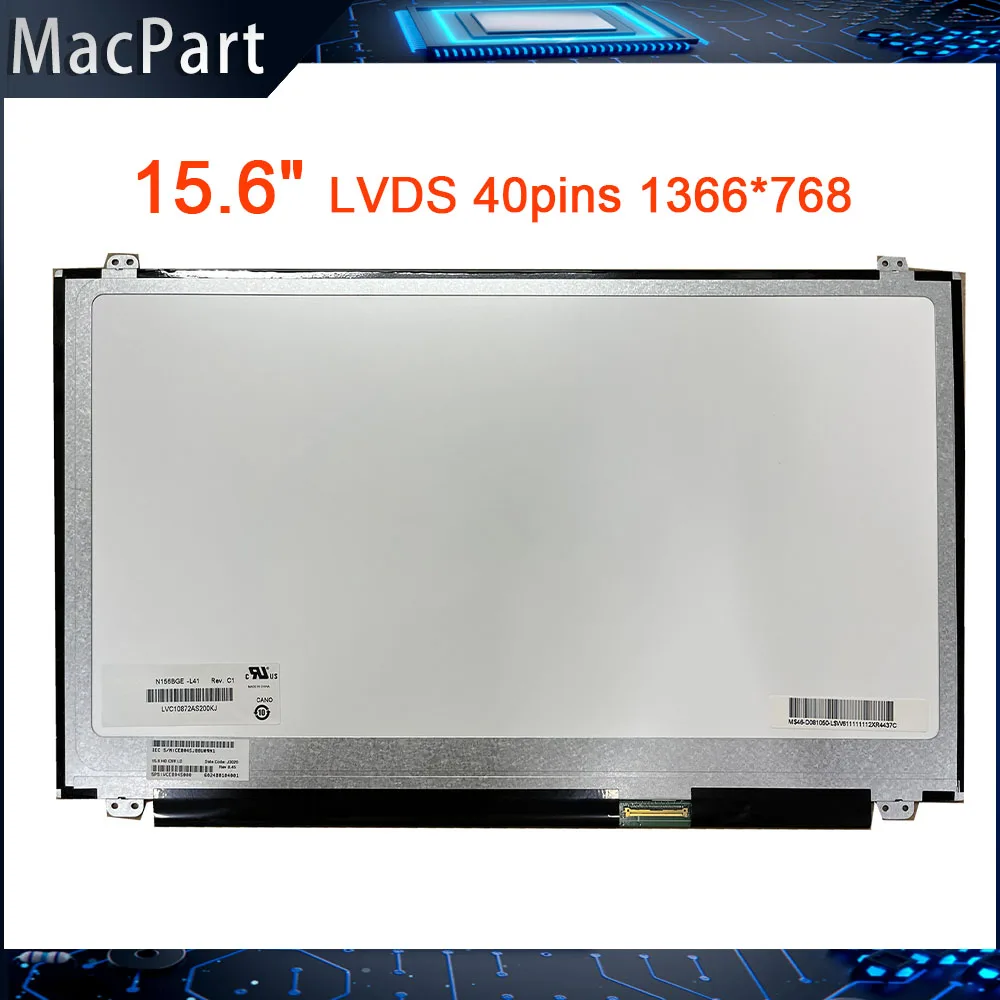 

15.6'' Laptop LCD LED Screen Matrix For Asus A555L K555L F555L K555Z X554L WXGA HD 1366*768 LVDS 40pins
