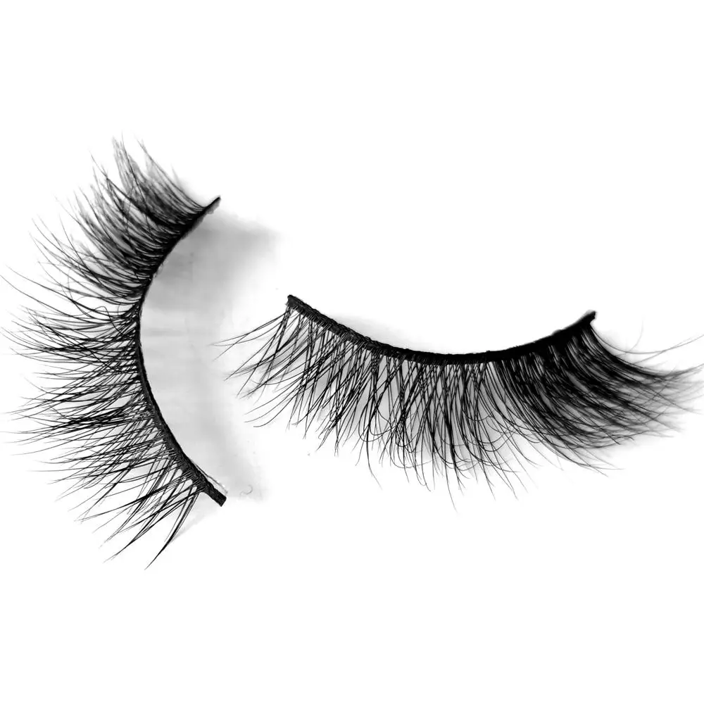 Накладные норковые ресницы LOVE Thank натуральные толстые мягкие ручной работы 100%