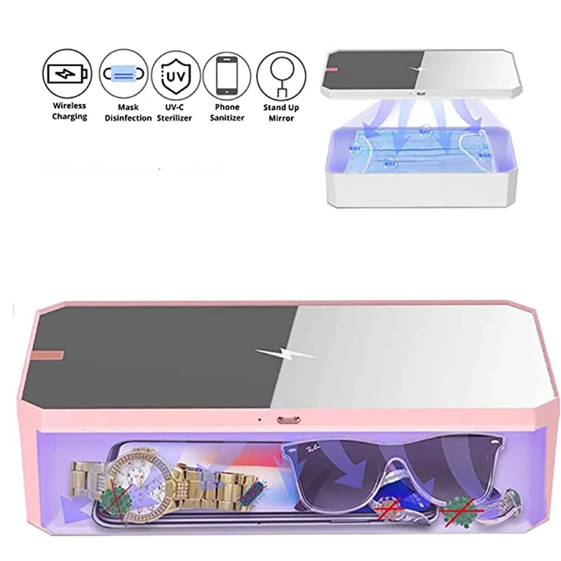 Светодиодный УФ стерилизатор ультрафиолетовый свет ручной 10 Вт беспроводная