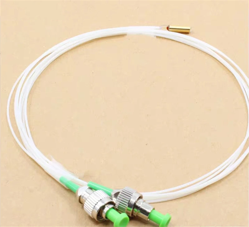 2pcs fiber optic Collimator dual fibers C-Lens G-Lens Singlemode 3.2 Gold Plated Tube FC/APC pigtail 1mtr SM free shipping ELINK