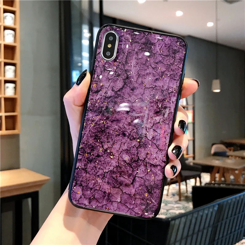 Гладкий пластиковый мраморный чехол для IPHONE 12 MINI/12 PRO MAX/11 Pro MAX/XS MAX/XR/100 Plus защитный