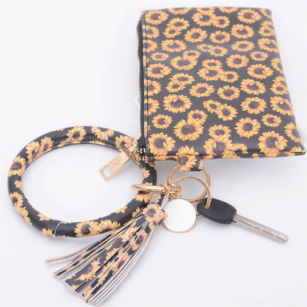 Цветной браслет с цепочкой для ключей сумка женщин ручная вечеринки