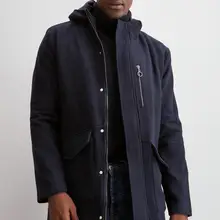 Trendyol Мужское пальто с капюшоном на молнии TMNAW20KB0252|Мужские куртки|