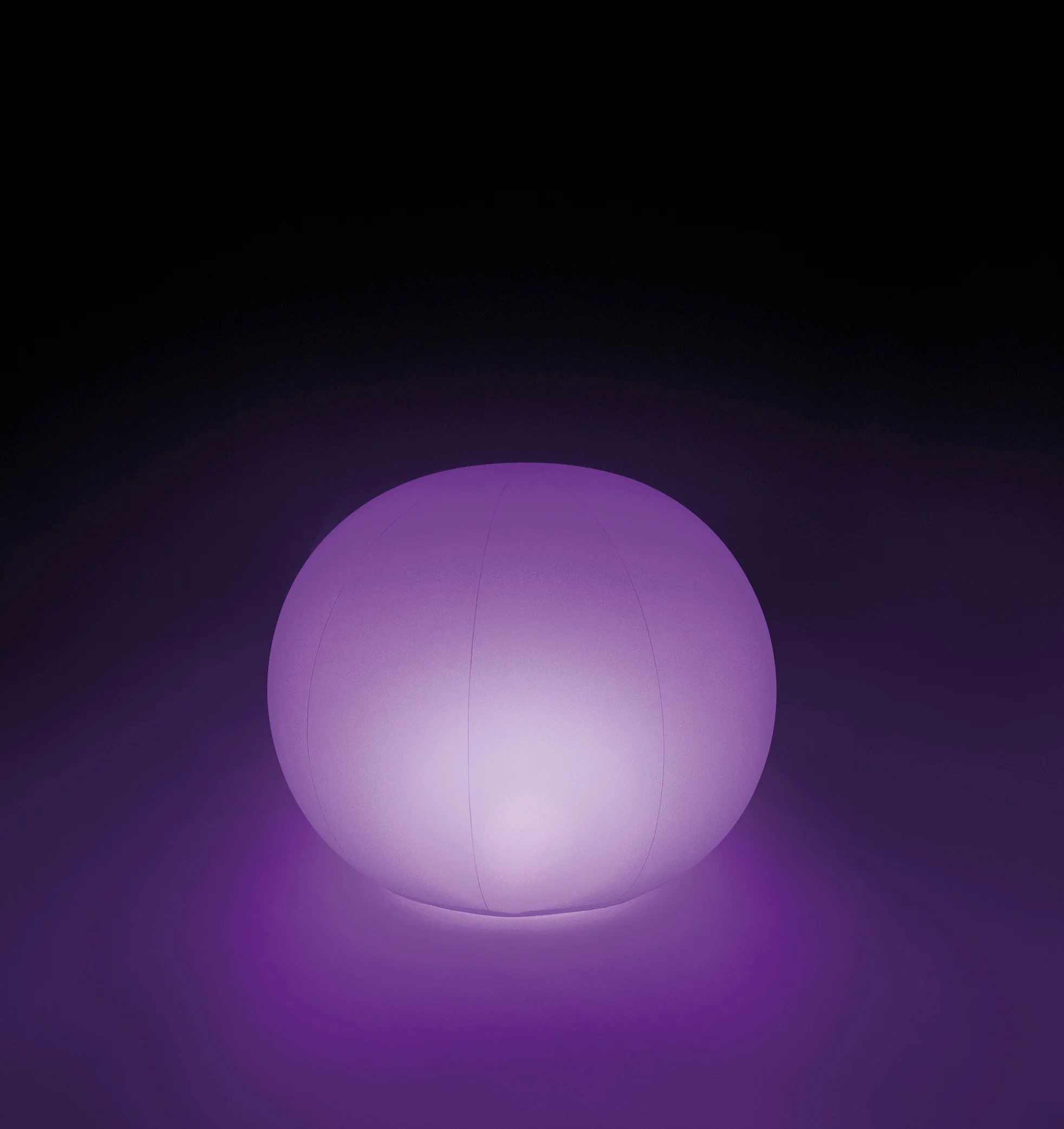 Светодиодная лампа  плавающий шар подсветка для бассейна 89х79см Intex арт.68695 |