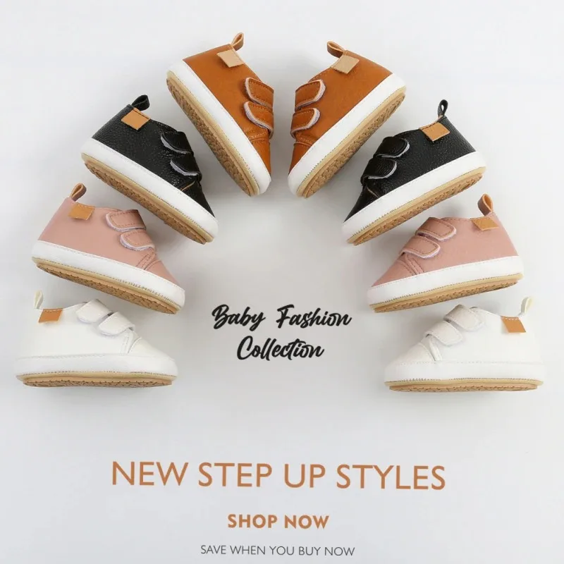 

2021 Soft-soled shoes for babies Sports Shoes For Children Girls Baby PU Flats Kids Sneakers Fashion Casual Infant Soft Shoes
