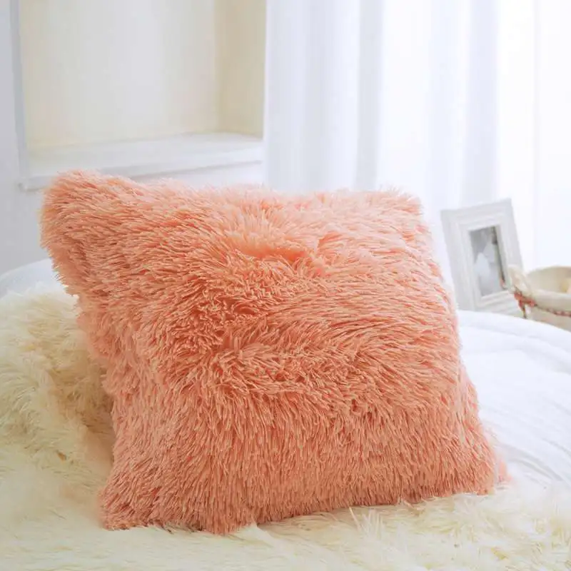 Комплект (2 Шт) наволочек меховой плед Покрывало двухсторонний травка 100%