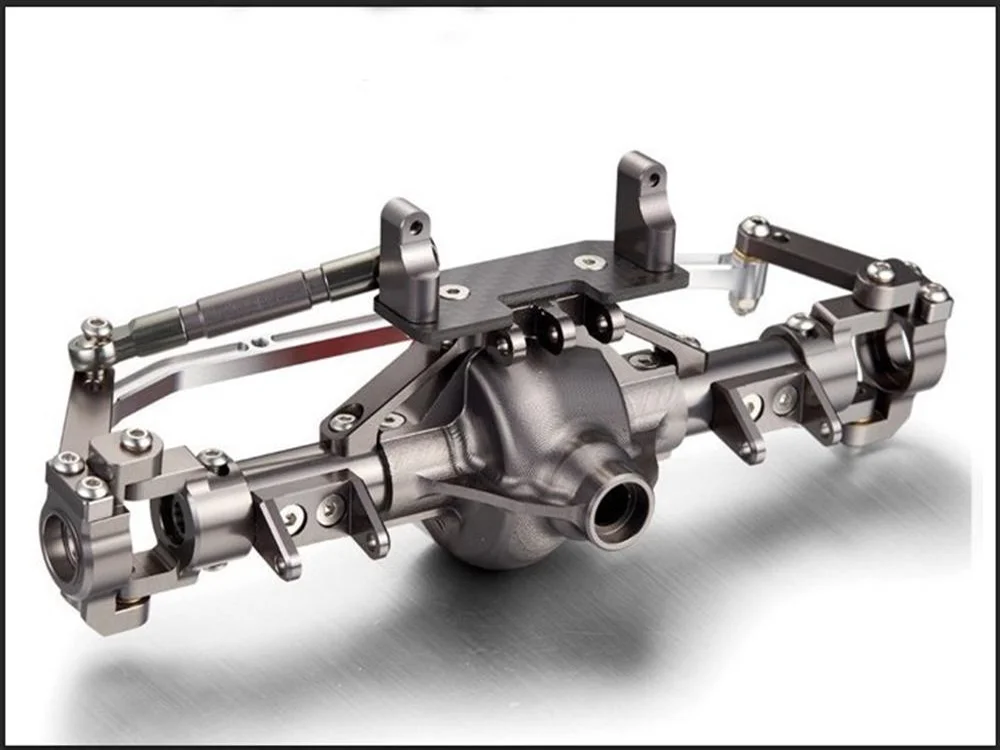 1/10 Rc автомобиль полный сплав Передняя и задняя ось CNC машина для 1:10 комплект