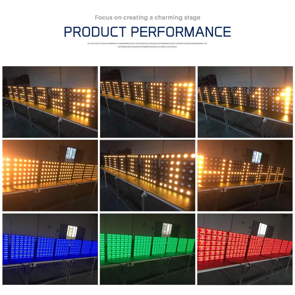 36x3W матричный светильник сценический светодиодный Par Pixel Panel RGBW 4in1 Control Dj вечерние