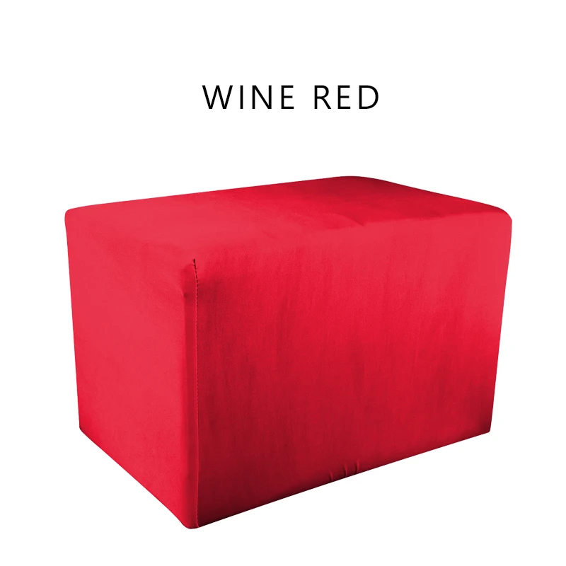 Чехол из полиэстера и спандекса для дивана однотонные Чехлы ног табурета съемные