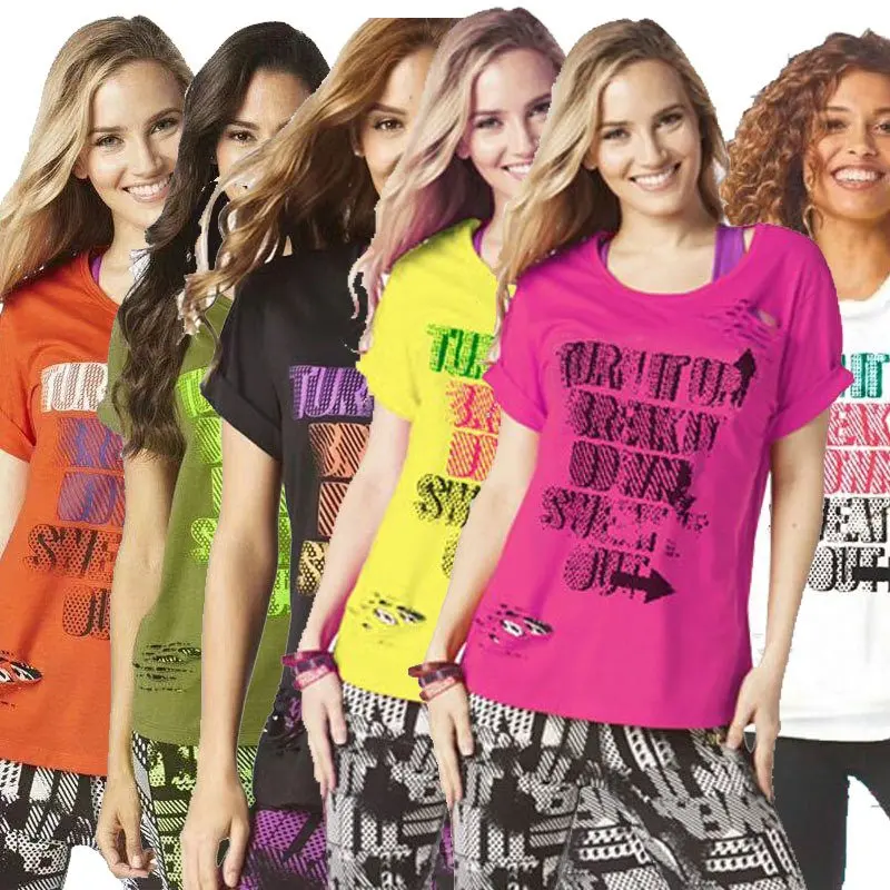 Одежда Zumba новинка дешевая Женская одежда для йоги аэробики и бега фитнеса zumba с