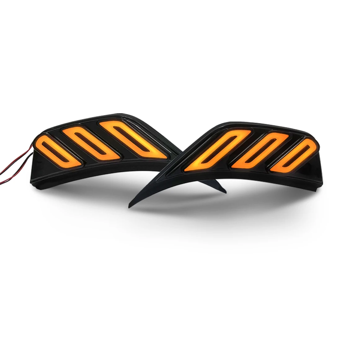 

2X LED Front Fender Marker Side Turn Signal Lamps For 18-21 Jeep Wrangler JL JT