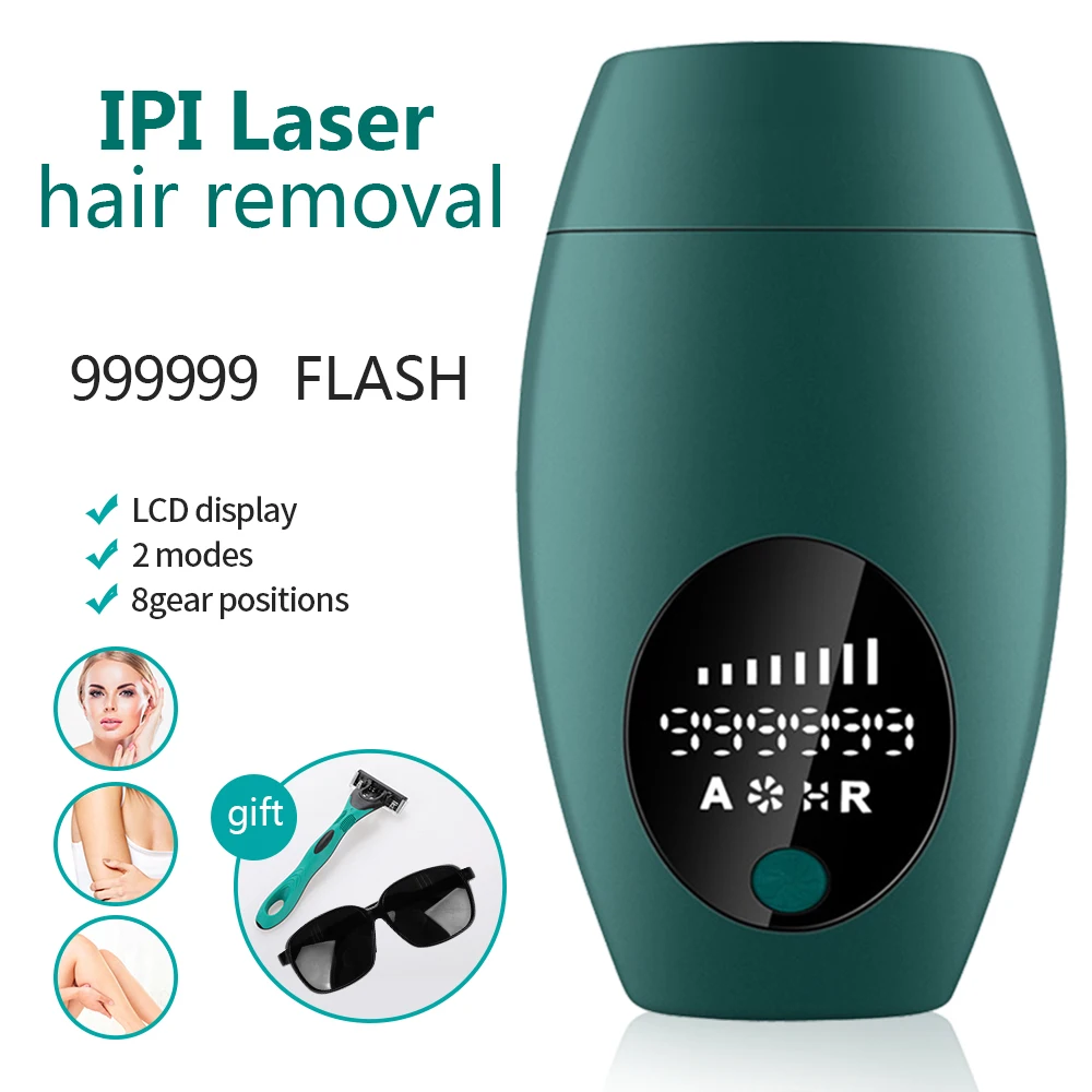 

999999 Flash IPL Epilator Portable Laser Hair Removal Machine depiladora Facial Body Electric Photoepilator Painless Depilator