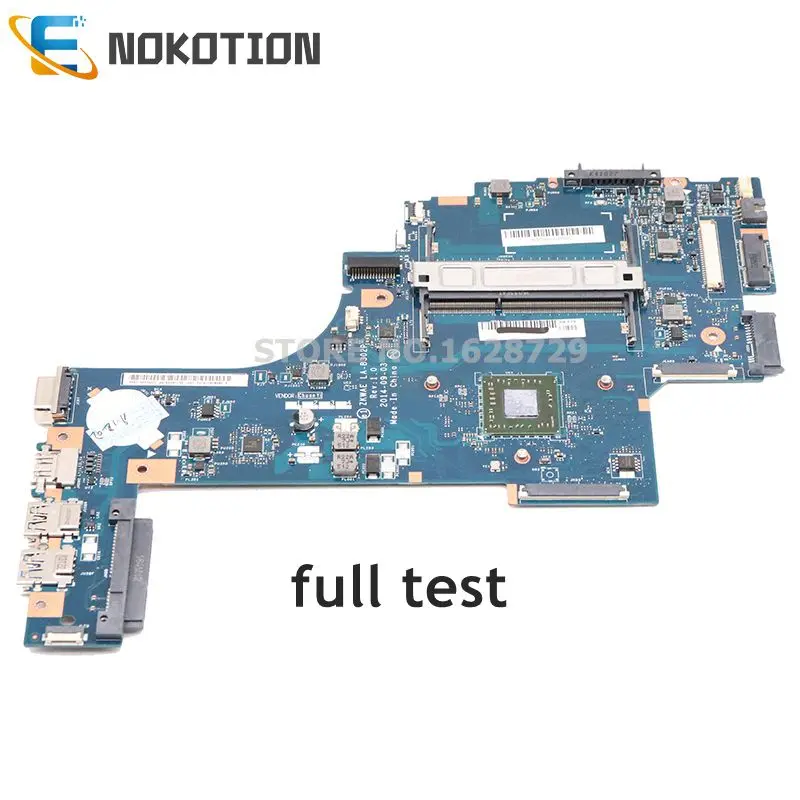 

NOKOTION для TOSHIBA Satellite C50 C55 C50D C55D C55Dt-B5208 материнская плата для ноутбука K000891410 LA-B302P DDR3L полный тест