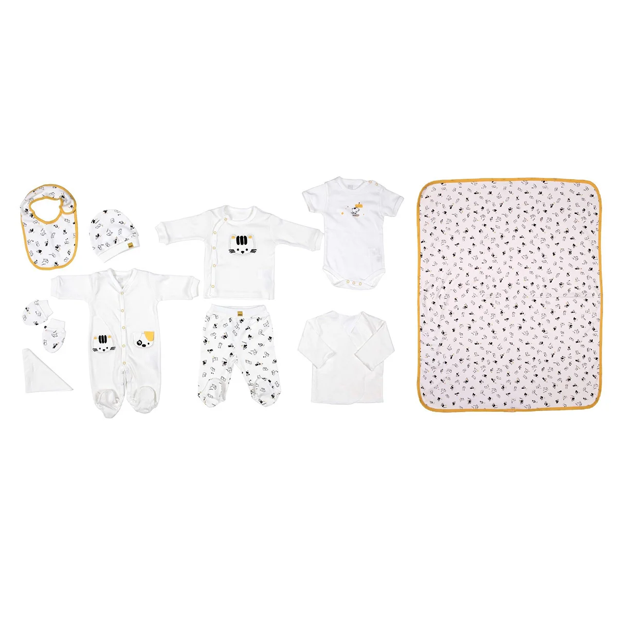 

Bebepan Pets 10 Pieces Set New Born Boy