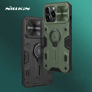 nillkin for iphone 13 pro max case camshield armor impact resistant cover slide camera slim protection case for iphone 13 13 pro free global shipping