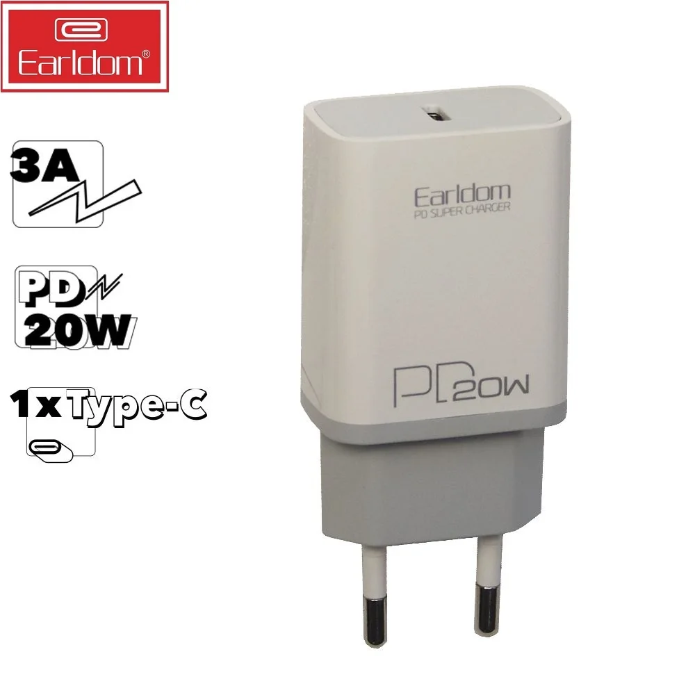 СЗУ Earldom ES-EU5 PD 20W (белый) |