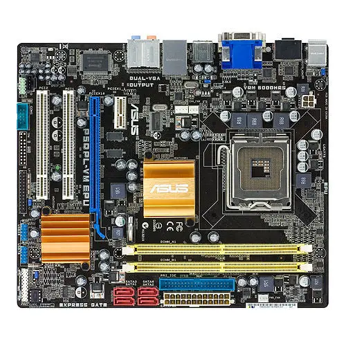 

ASUS P5QPL-VM EPU motherboard LGA 775 DDR2 Intel G41 GB PCI-E 16X VGA ATX For Core 2 Duo E7300 E8400 cpus