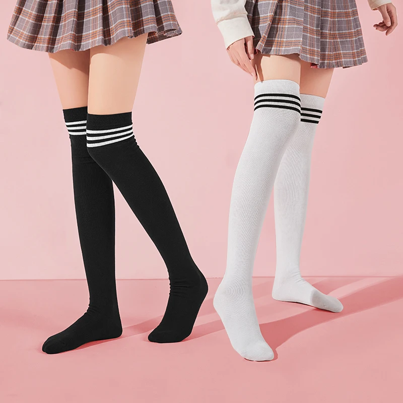 

Goldencamel Thigh High Socks High School Knee High Long Socks Woman Socks Breathable Korean Cute Socks Hiking Sport Socks Women