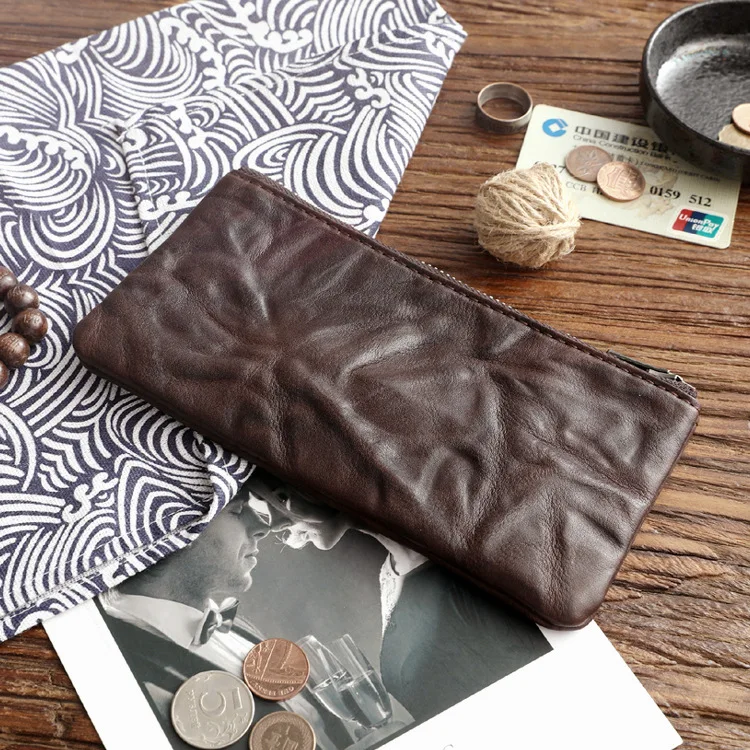SIKU мужской кожаный кошелек брендовый тонкий кошелек модный дизайнерский кошелек с отделениями для монет