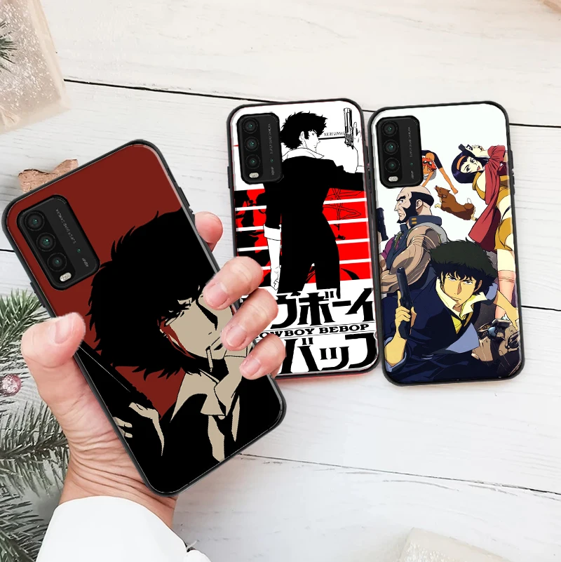 

Anime Cartoon Space Cowboy Bebop Phone Case For Xiaomi Redmi 9 9i 9AT 9T 9A 9C Note 9 9 Pro 9T 9S 9 Pro 5G 9 Pro Max Back Cover
