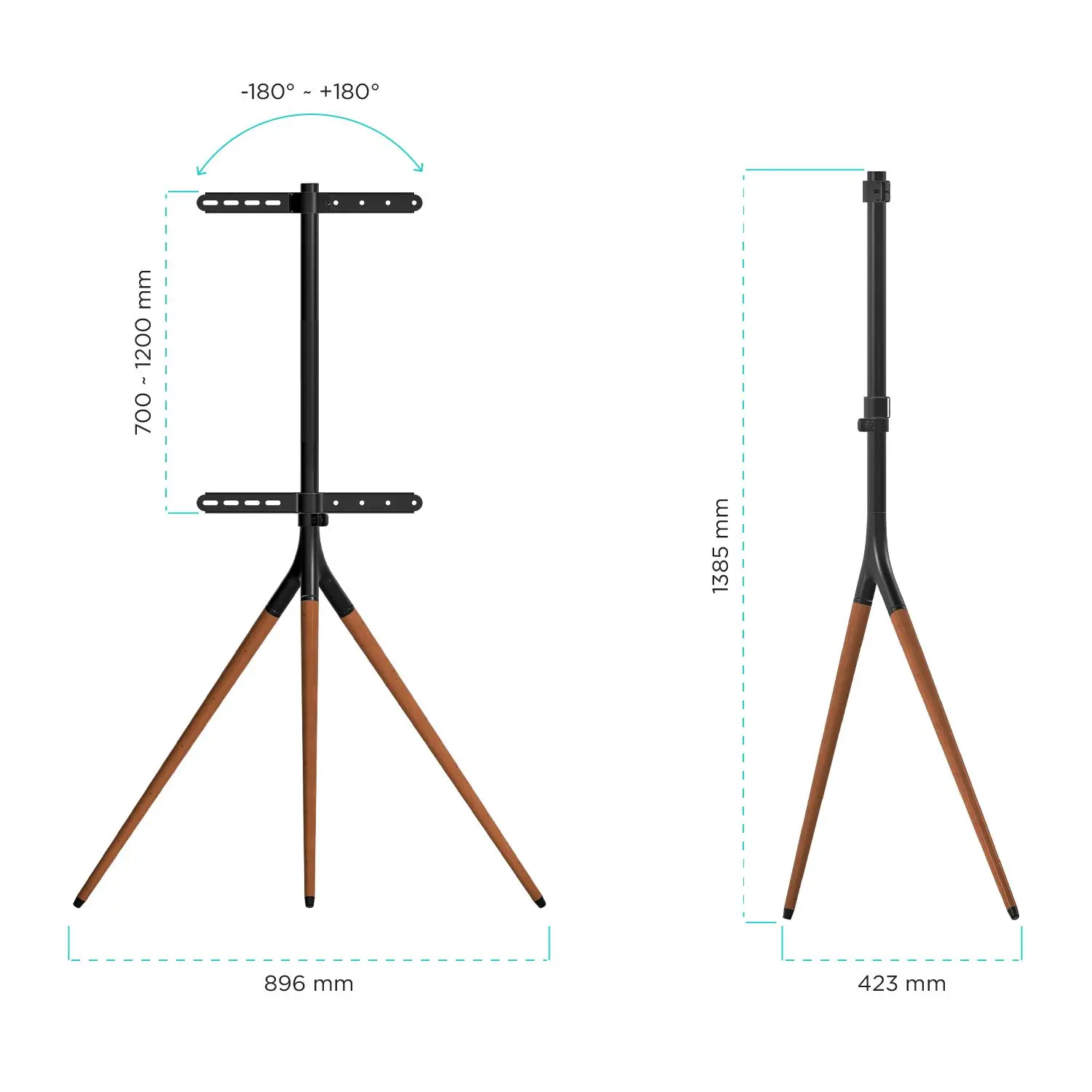 ONKRON TS1220 стойка для ТВ и сенсорных панелей 32"-65" чёрный | Электроника