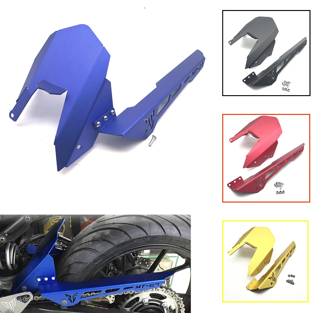 Мотоцикл CNC алюминиевый заднее крыло цепи крышка протектор Аксессуары для YAMAHA MT07