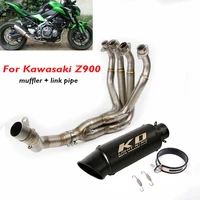 z900 slip on motorcycle exhaust pipe silencer escape muffler pipe modified header connector section pipe for kawasaki z900