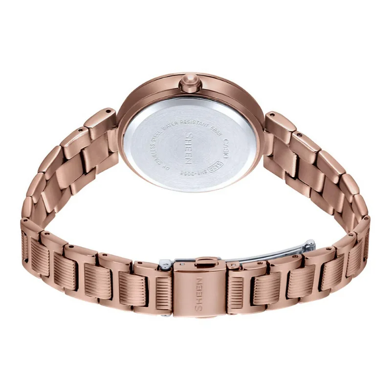 Casio оригинальные стальные женские модные роскошные 50 м водонепроницаемые