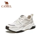 Мужские сетчатые кроссовки CAMEL, черные дышащие кроссовки на толстой платформе, удобная прогулочная обувь на массивном каблуке, лето-осень 2021