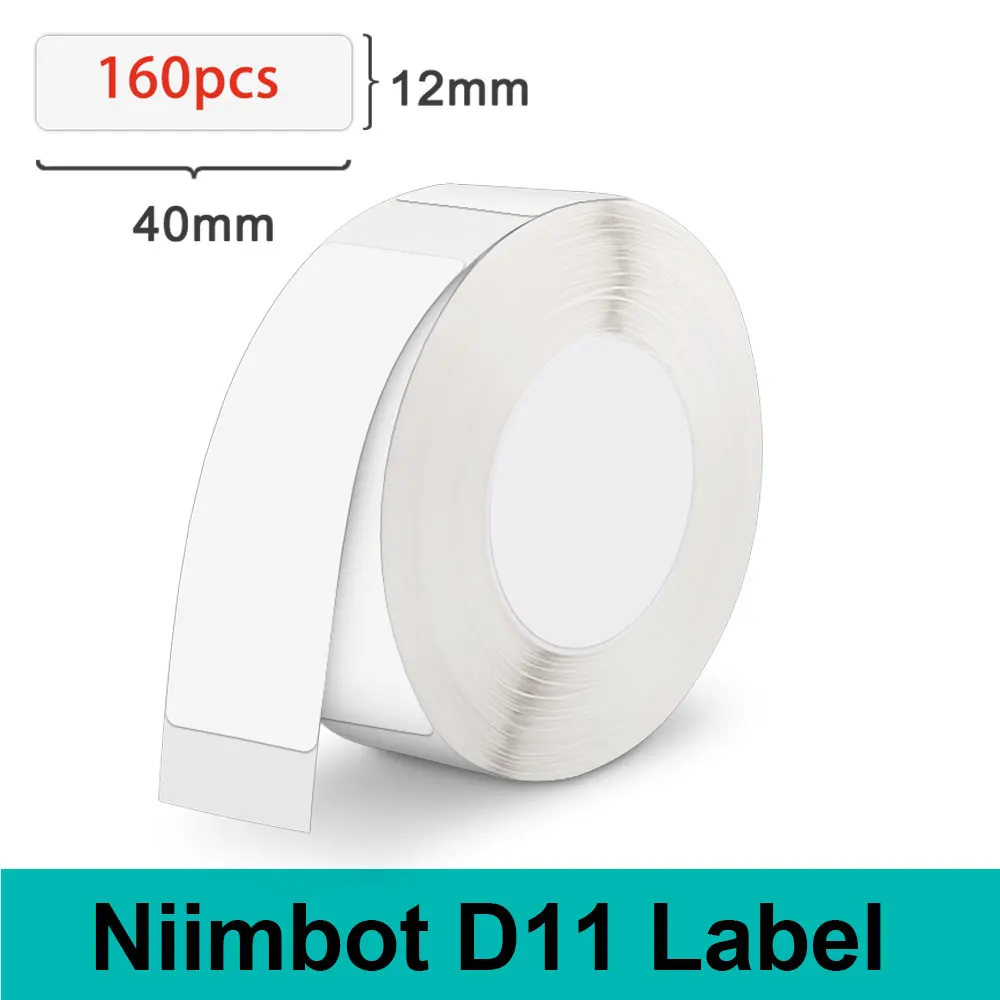 

Niimbot D11 D110 Label Sticker D11 Label Roll Paper Waterproof Self-Adhesive Thermal Printing Paper QR Code Commodity Labeling