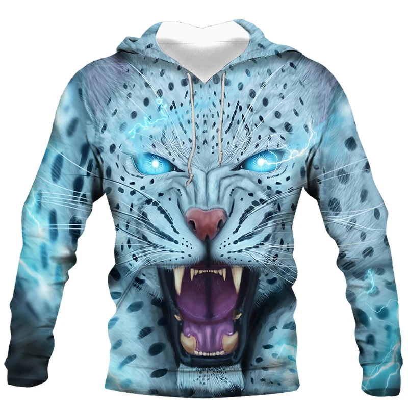 

Autumn and winter new men's hooded sweater 3D printing pullover sportswear long-sleeved