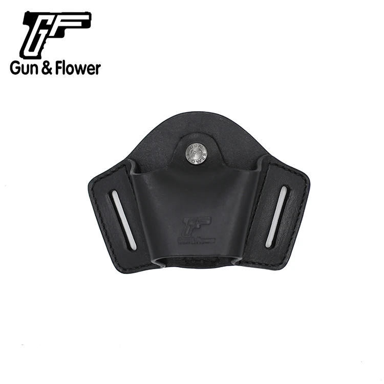Gunflower Duty gear лоскут TopLeather мешочек с наручниками простой черный держатель Наручника с петлей для ремня