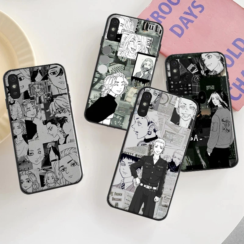 

Japan Anime Tokyo Revengers Silicone Phone Case For Xiaomi Redmi 7 7A 8 8A 9 9i 9AT 9T 9A 9C Note 7 8 8 Pro 8T Soft Back Covers