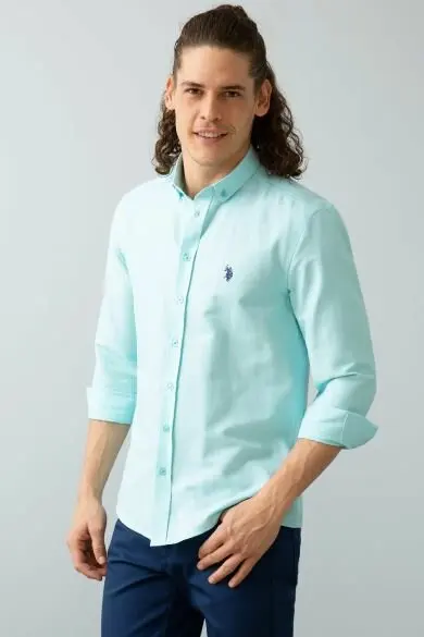 U.S. POLO ASSN. Мужской тканый гомлек|Классические| |