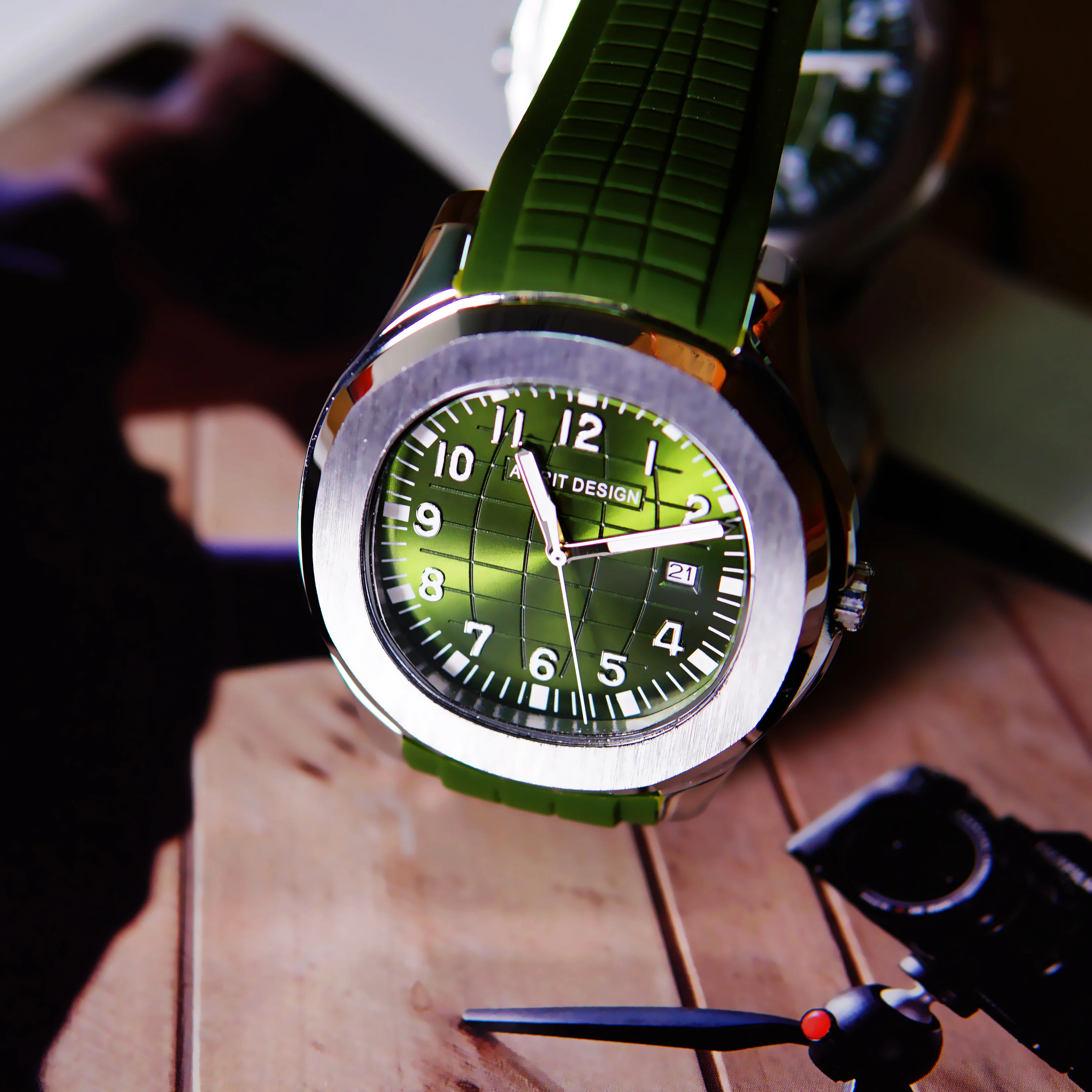 airrit brand hot selling grenade quartz watch mens luminous sports watch free global shipping