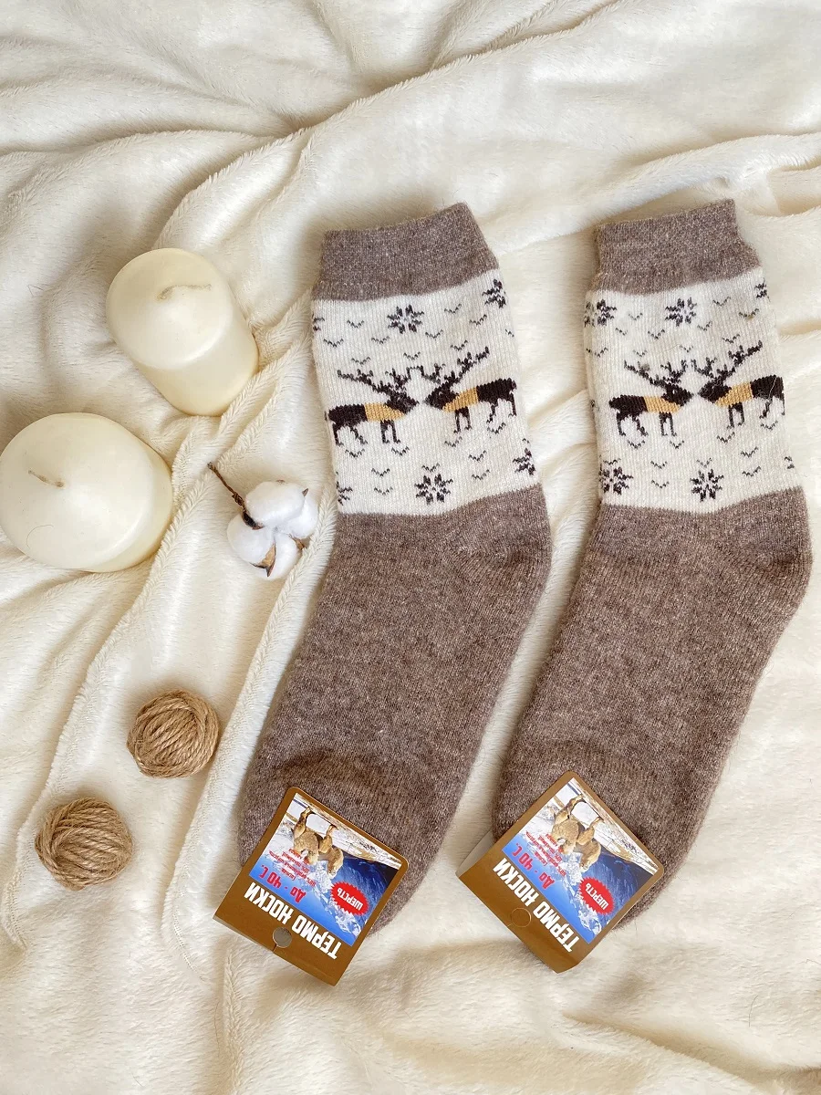 Термо носки мужские из верблюжьей шерсти до -40 градусов | Мужская одежда