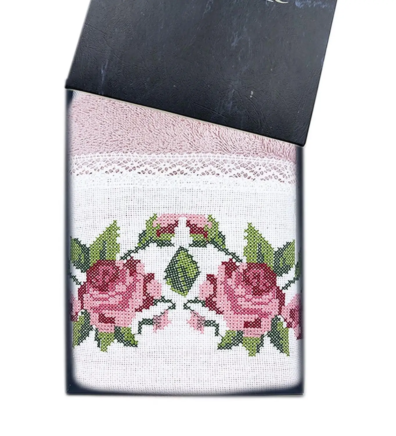 

Turkish Made Embroidered Soft Lace Hand Bath Face Towel 50x90 cm 100% Cotton For home gift bathroom bath towels for adult