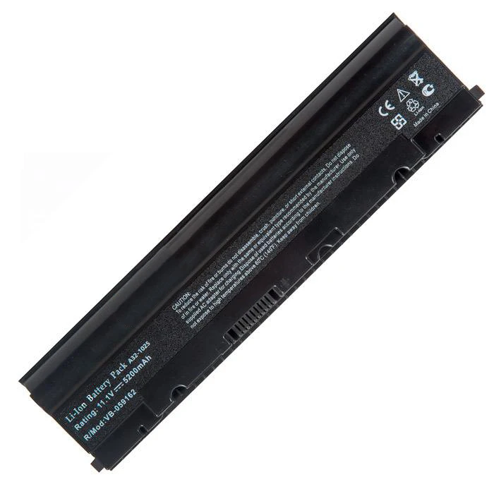 Аккумуляторная батарея (аккумулятор) Replace для ноутбука Asus Eee PC 1025C 10.8V 5200mAh черная |